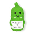 I’m Kind of a Big Dill Squeaky Pickle Dog Toy