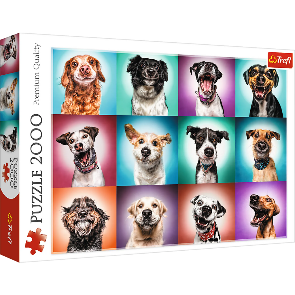 Jigsaw Puzzles - "2000" - Funny dog portraits II