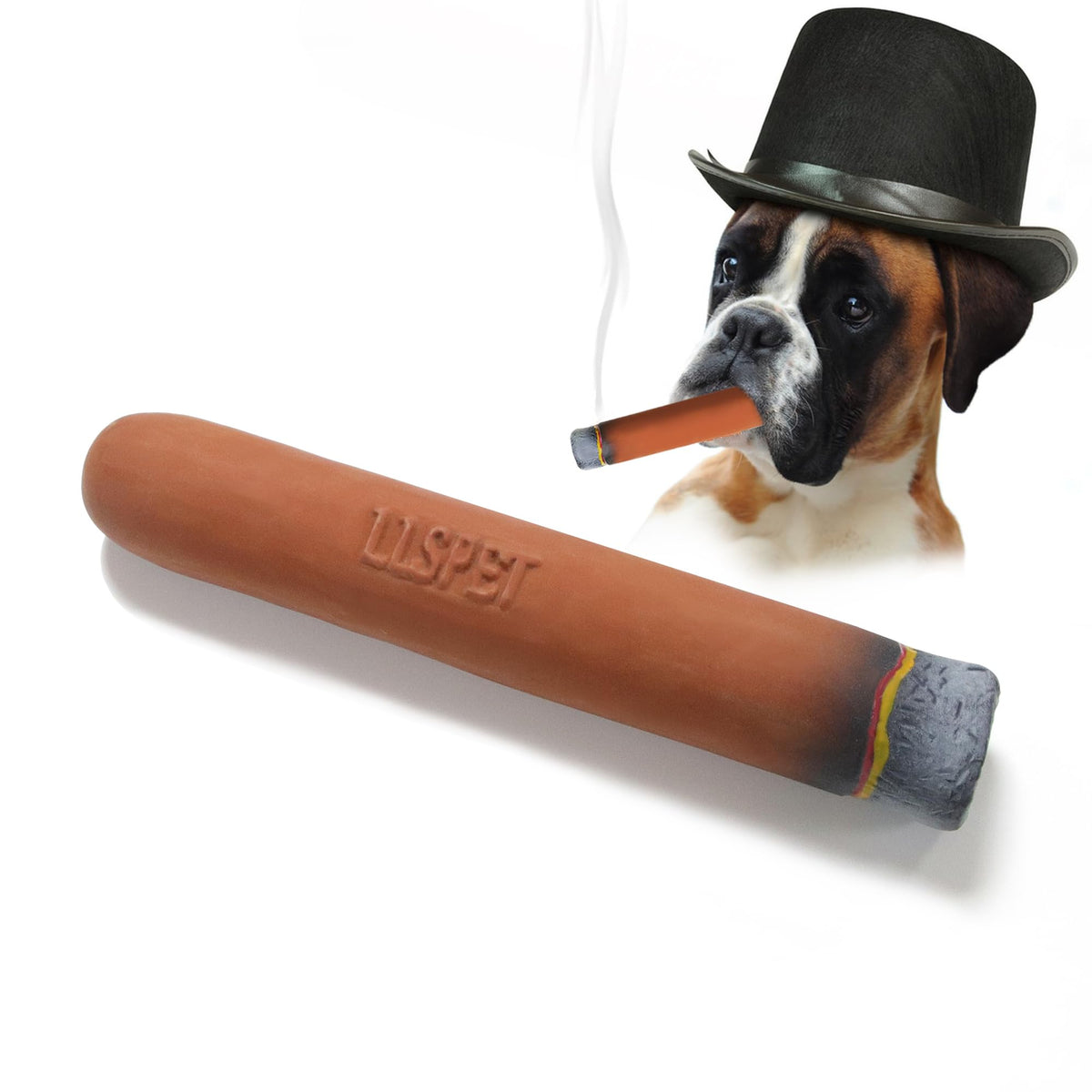The Big Dog Cigar Squeaky Toy