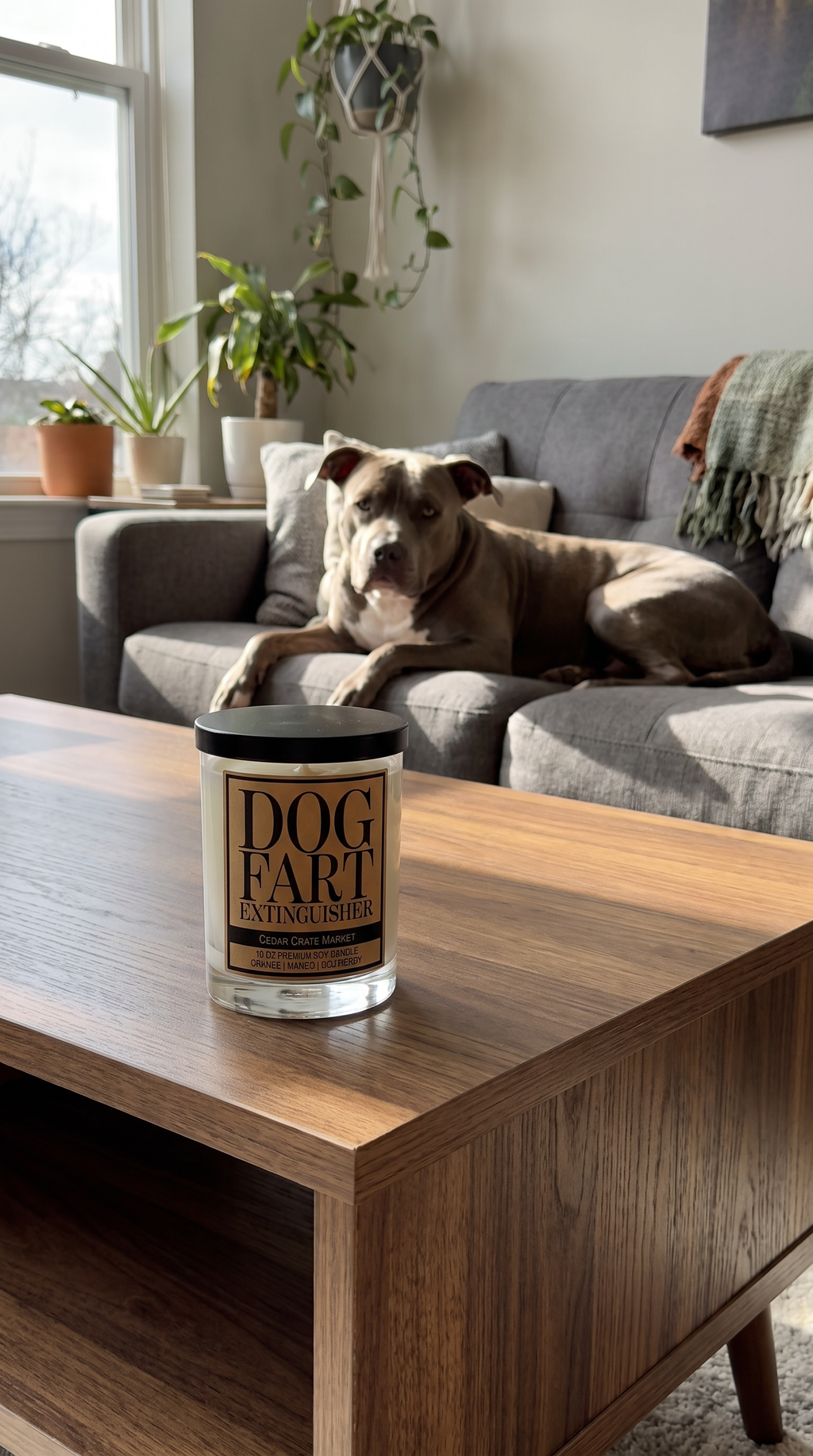 Dog Fart Extinguisher Candle | Funny Dog Lover Gift