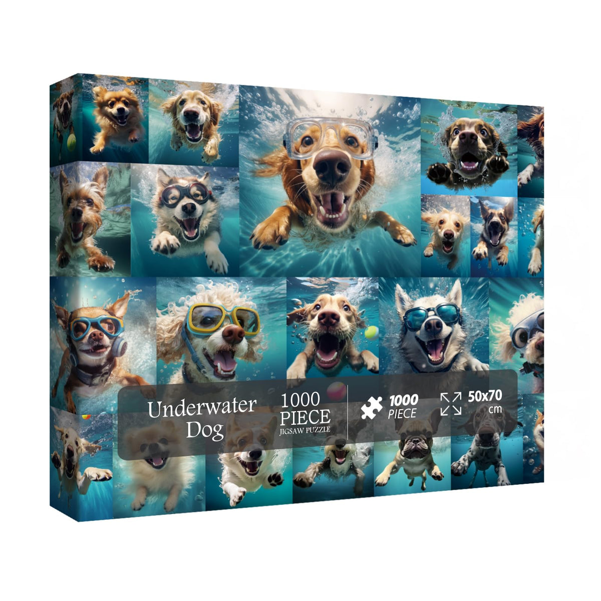 Underwater Dogs 1,000-Piece Puzzle