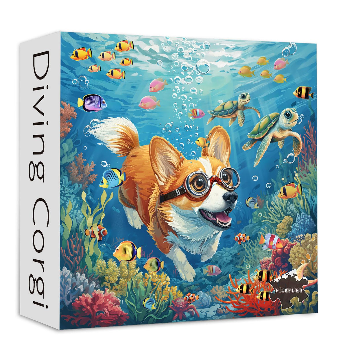 Under the Sea Corgi 1,000-Piece Puzzle