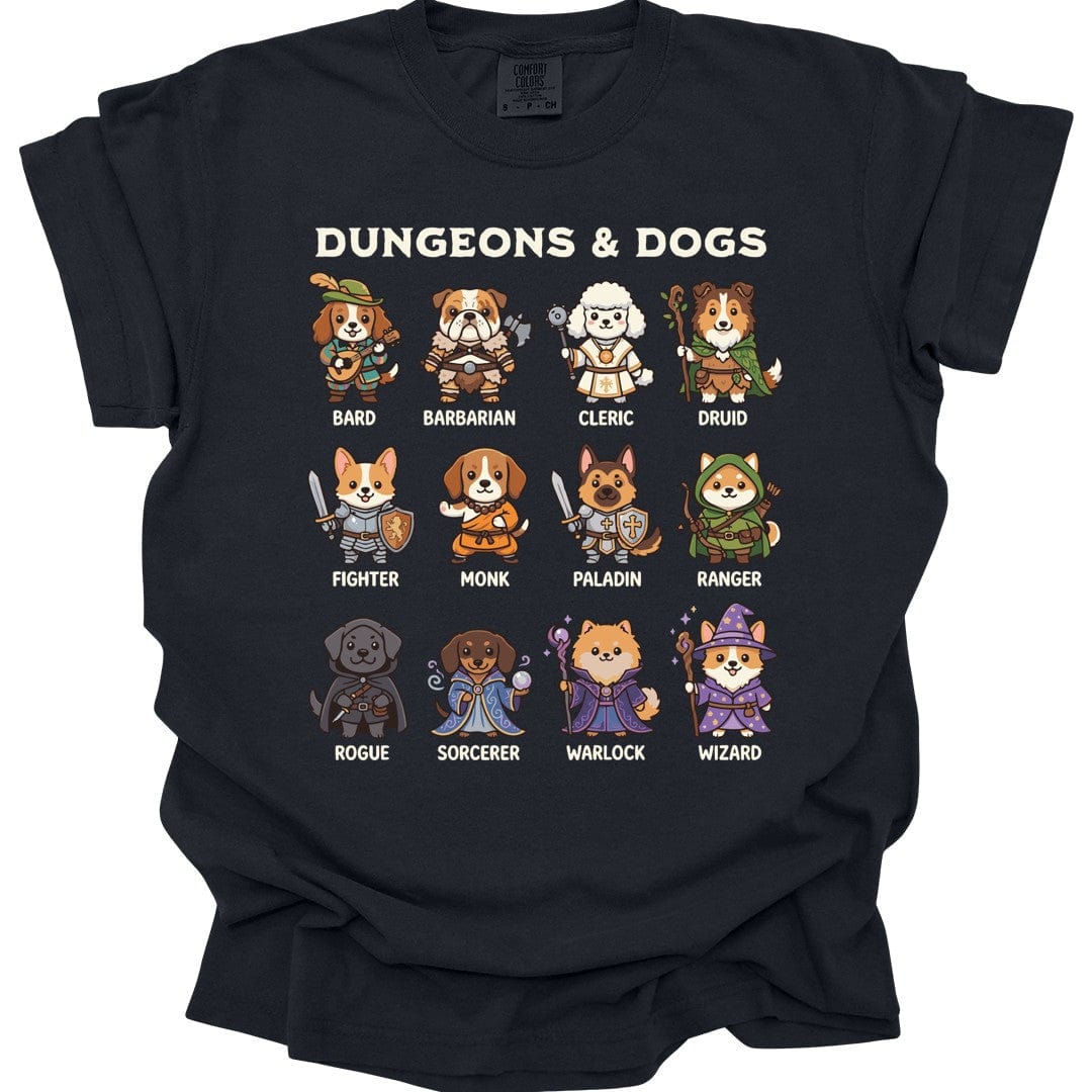 Dungeons & Dogs T-shirt - Comfort Colors